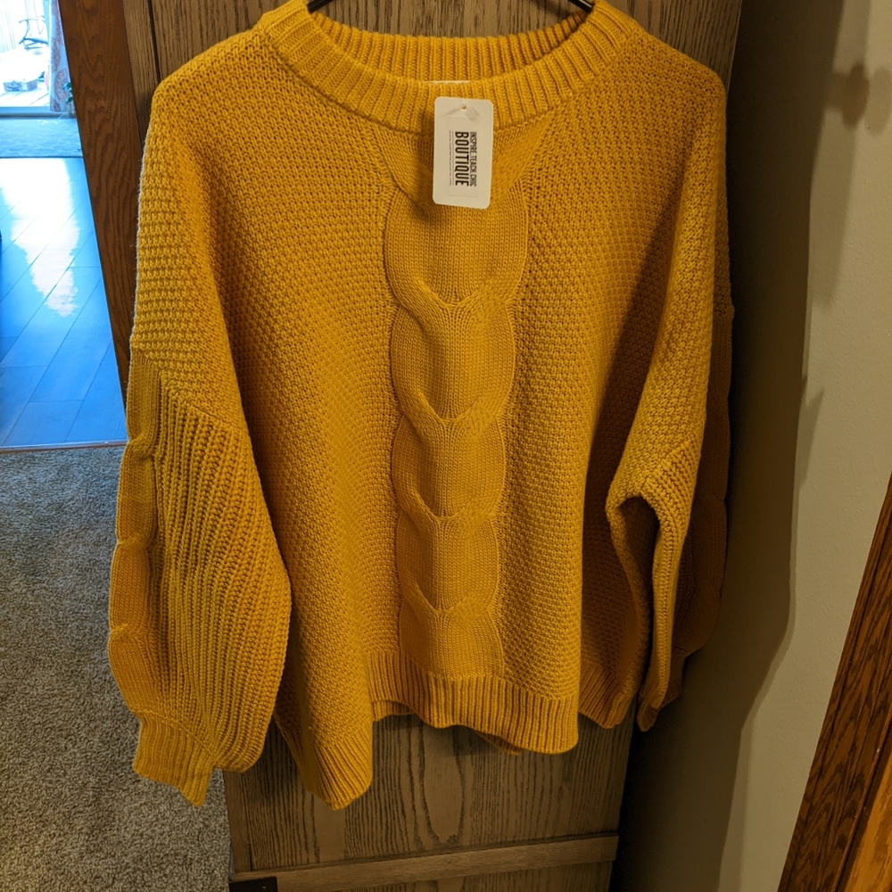 Zenana cable knit sweater
